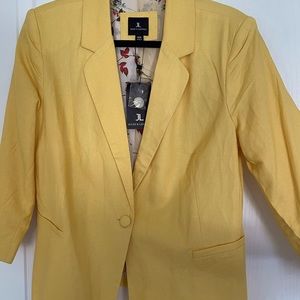 Yellow blazer, Jules & Leopald